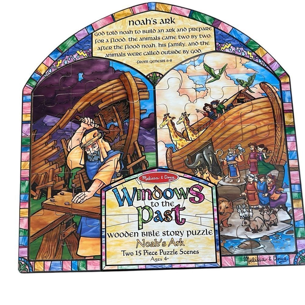 Melissa and Doug wooden puzzle set NEW